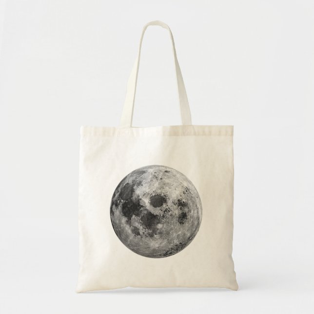 Coola Full Moon Graphic Space Astronomy Science Tygkasse (Framsidan)