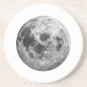 Coola Full Moon Graphic Space Astronomy Science Underlägg