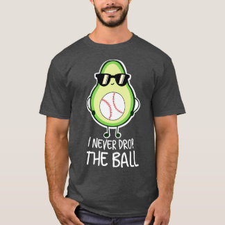 Coola Funny Avocado Baseball Älskare T Shirt