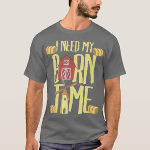 Coola Funny Farmer Farming Barner Jokes Puns Says T Shirt