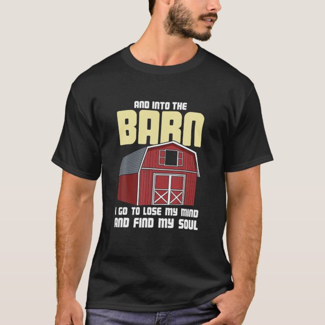 Coola Funny Farmer Farming Barner Jokes Puns Says T Shirt (Framsida)