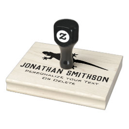 Coola Funny Lizard Cute Animal Stationery Stämpel