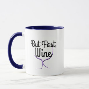 Coola funny, men första Vin-Humor-kaffegåvor M Mugg