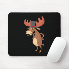 Coola Funny Moose Hat Mustache Animal Lover Musmatta