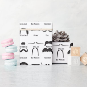 Coola Funny Mustache-diagram Presentpapper