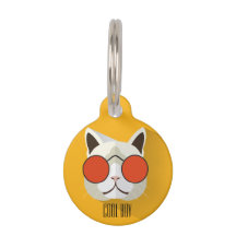 Coola Funny Orange Pop Art Cats Namn