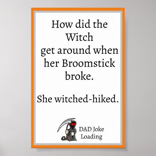 Coola Funny Pappa Joke Design Poster (Framsidan)