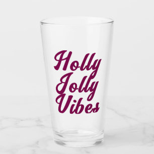 Coola Funny Snyggt Modern God jul öl Glaskopp