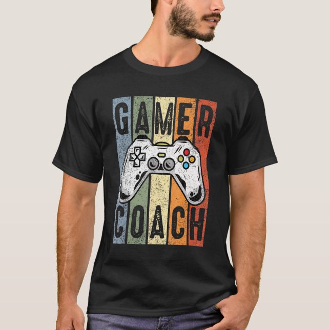 Coola Ga för Spelspelaren Video Game Player Profes T Shirt (Framsida)
