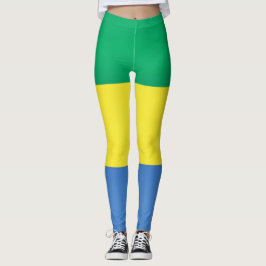 Coola Gabon Flagga Mode Leggings