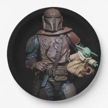 Coola Galactic Bounty Hunter Party Papprare Tallri