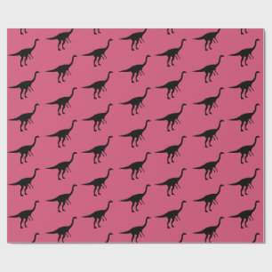Coola Gallimus Dino Dinosaur Silhouette Presentpapper