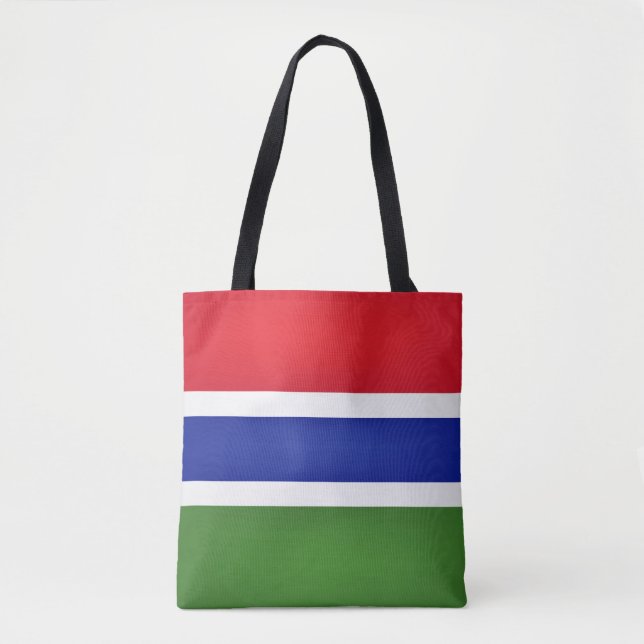 Coola Gambia Flagga Mode Tygkasse (Framsida)