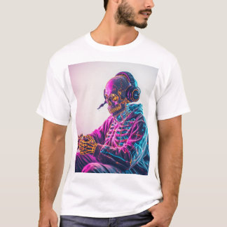 "Coola Gamer Skeleton T-Shirt - Funny Gaming Skull