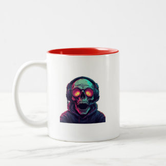 Coola Gamer Skull-kaffe Mugg