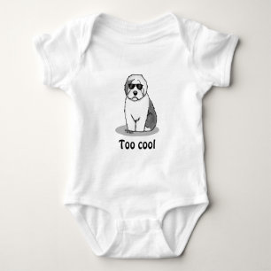 Coola Gamla engelska Sheepdog (Grått 1) Cute Funny T Shirt