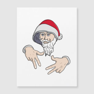 Coola Gangsta Hip Hop Handskakning Tomte