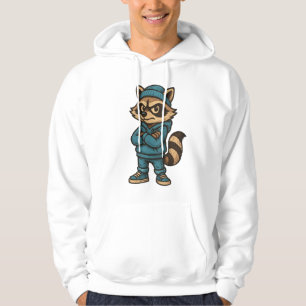 Coola Gangster Raccoon - Urban Streetwear Animal H Hoodie