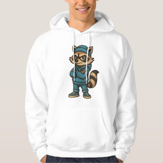 Coola Gangster Raccoon - Urban Streetwear Animal H Hoodie