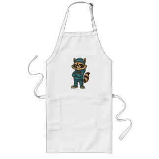 Coola Gangster Raccoon - Urban Streetwear Animal H Långt Förkläde