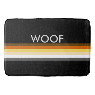 Coola Gay Bears Pride Flagga WOOF Badrumsmatta