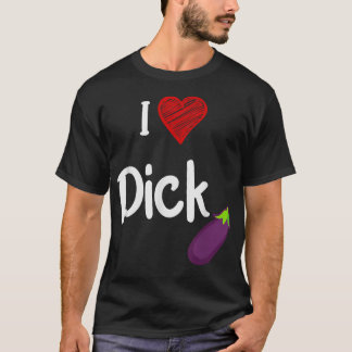 Coola Gay pride-citat I Kärlek Dick Funny Gay prid T Shirt