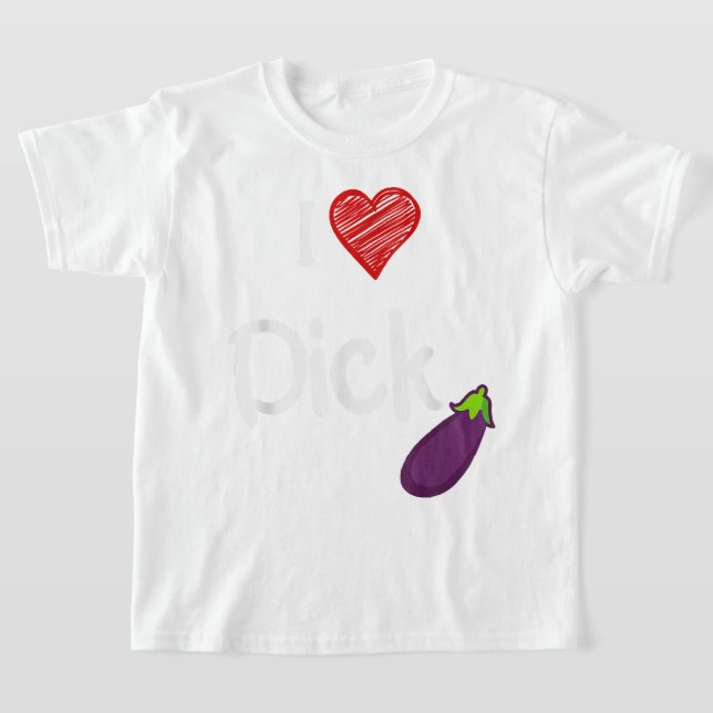 Coola Gay pride-citat I Kärlek Dick Funny Gay prid T Shirt (Laydown)