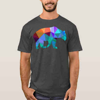 Coola Geometric Bear Wildlife Mountain Animal T Shirt