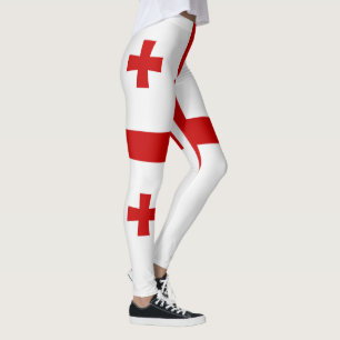 Coola Georgia Flagga Mode Leggings