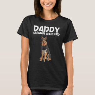Coola German Shepherd För manar Pappa GSD Hund K9 T Shirt