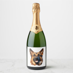 Coola German Shepherd in polygon stil Classic T-Sh