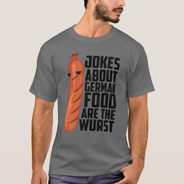 Coola German Wurst Joke | Funny Dutch Sause Fläkt  T Shirt (Framsida)