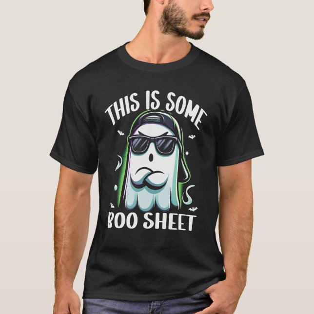 Coola Ghost det här är Boo Lakan Funny Halloween T Shirt (Framsida)