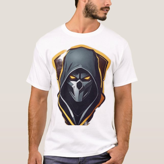 Coola Ghost Graphic T-Shirt - Spooky and Snyggt (Framsida)