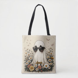 Coola Ghost Halloween Tote Tygkasse