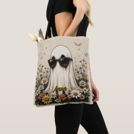 Coola Ghost Halloween Tote Tygkasse