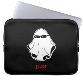 Coola Ghost med svart solglasögon iPad Smart Cover Laptop Fodral