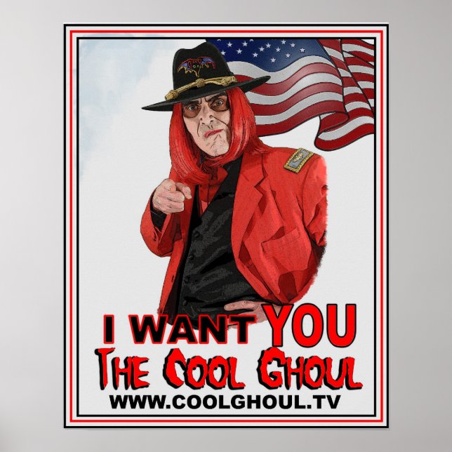 Coola Ghoul 16-tums x 20-tums Poster (Framsidan)