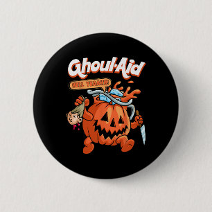 Coola Ghoul Aid Funny Ghoul Pumpkin Cute Meme Hall Knapp