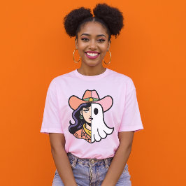Coola Ghoul Cowgirl Halva Ghost Halva Western T Shirt