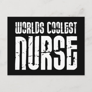 Coola Gifts for sjuksköterskor : Worlds Coolest Nu Vykort