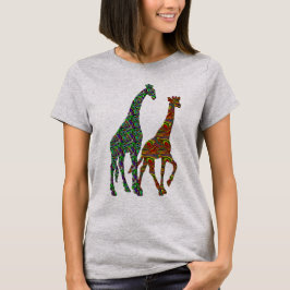 coola giraff t-shirt design vilda djur giraff