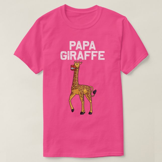 Coola Giraffe För manar Pappa Animal Lover Wildlif T Shirt (Design framsida)