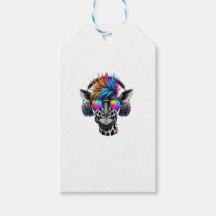 Coola Giraffe Sunglasses Headphone Giraffes Presentetikett