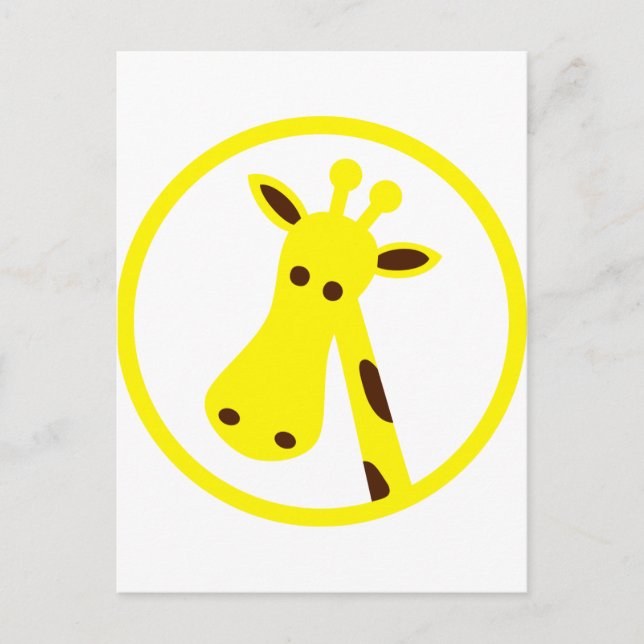 Coola Giraffe Vykort (Framsida)