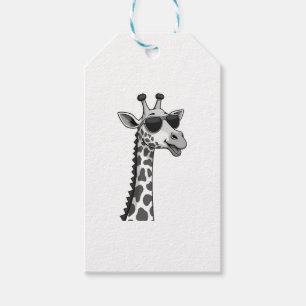 Coola giraffkonst för män kvinnor barn djurälskare presentetikett