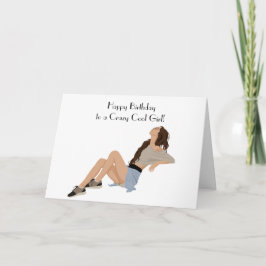 COOLA GIRL BIRTHDAY CARD TACK KORT