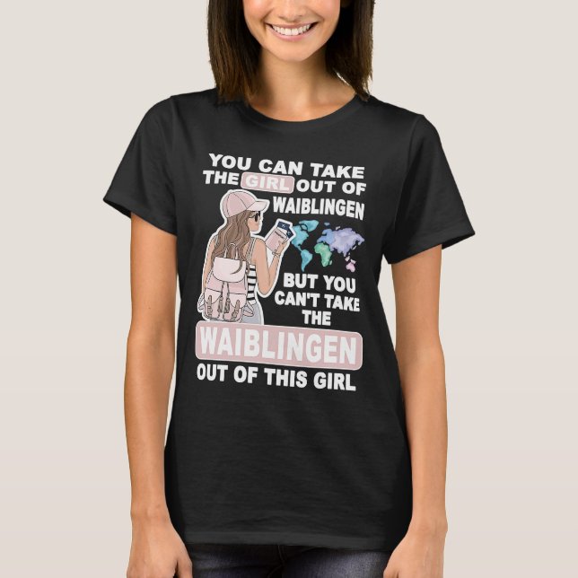 Coola Girl från Waiblingen City Proud Waiblingen G T Shirt (Framsida)