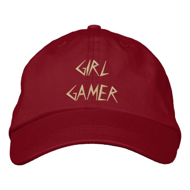 Coola Girl Gamer Broderad Keps (Framsida)