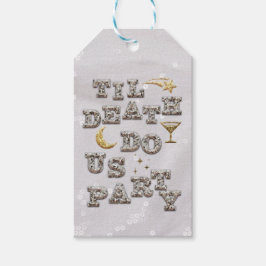 Coola Girl Glam Glitter Metallic Disco Bachelorett Presentetikett